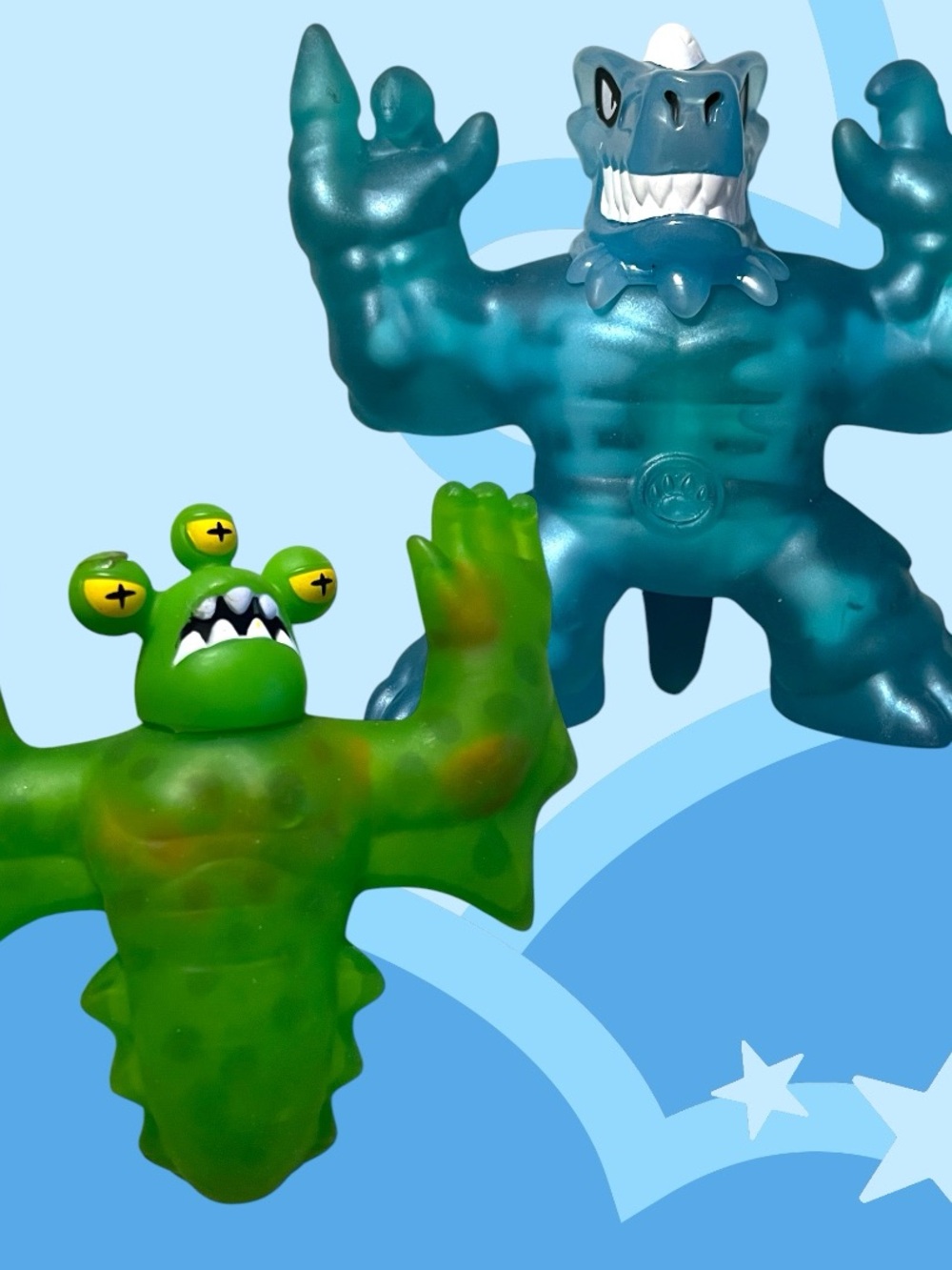 Heroes of Goo Jit Zu Galaxy Attack Merculok & Dino X-Ray Tyro the T-Rex Bundle
